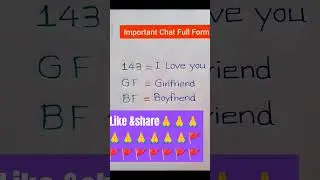 143/GF/GF||fullform #fullform #english #love #new #ram #viral 🔥🔥🔥🔥🔥🔥🔥🔥