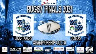 ORFU RUGBY FINALS 2021 - Championship colts - Kaikorai Undertakers v Kaikorai Cobras