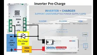 JK BMS &ndash; Artificial Warning Err Code 6 &ldquo;Short Circuit&rdquo; Fix by a Pre-charge LED