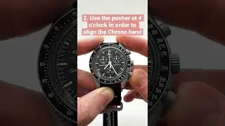 Как сбросить настройки хронографа на часах Omega x Swatch MoonSwatch Collab