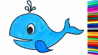 Sea Animals Coloring Pages To Learn Colors | Animals Coloring Book For Children