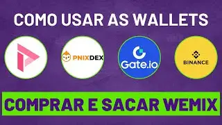 Guia Completo: Como Usar as Wallets Wemix Play, Pnixdex, Gate.io e Binance (Wemix e Token Crow)