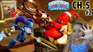 Lets Play Skylanders Trap Team: Chapter 5 - Chef Zepplin (p2) Bombshell Pepper & Jack Boss Fight