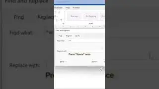 Quickly remove extra spaces in Microsoft Word