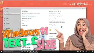 Fix Tiny Text FAST - How to Adjust Text Size on Windows 11 | Step by Step Tutorial