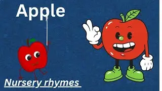 Apple poem 🍎 | Nursery Rhyme for kids | Prada Nursery rhymes
