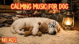 &lrm;Dog Anxiety Relief Music 🐶 Peaceful Sleep | No Ads