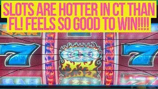 REVENGE! WINNING At Mohegan Sun On The SAME Slots We Chose To Play In FLORIDA! It's HOTTER IN CT!