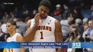 Gov. Gavin Newsom Signs Law Championed By LeBron James That Lets College Athletes Make Money