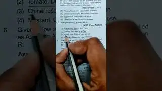Morphology of Flowering Plants #neet #pyq #aiims #mcq #selfstudy #ytshorts #shorts #exam #test
