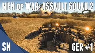 #1 GAZALA - Men of War: Assault Squad 2 - GERMAN Campaign Gameplay