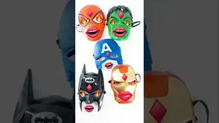 Avengers Mask 😷 Hulk Mask 😷 Iron Mask 😷 Captain America Mask 😷 #shorts #mask #himeshsinghshorts