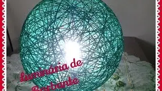 Luminária Pendente de Barbante