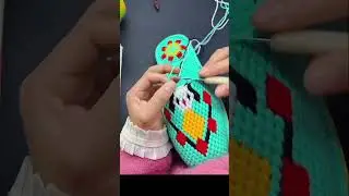 process of knitting slippers #shorts