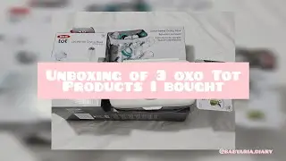 [momdiary] Unboxing: Oxo Tot Space Saving Drying Rack, On-the-go Drying Rack, and Wipes Dispenser