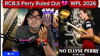 Breaking news: RCB,s Ellyse Perry Ruled Out WPL 2026 | IPLW 2026 | | AB Funny CRICINFO |