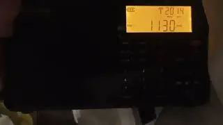 Transatlantic radio dx mw 1130khz Bloomberg radio received in UK