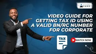 Инструкция по получению налогового идентификатора с использованием номера RC или BN из CAC.