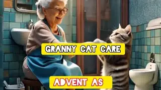 Granny Apni Cats🐈 ki Bhut Care Karti Hai 😘Or Bhut Happy Hai 😁