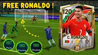 HOW TO GET FREE 115 OVR RONALDO A NATION'S STORY PORTUGAL GAMEPLAY STATS IN EA FC FIFA MOBILE 26