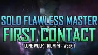 Solo Flawless Master 'First Contact' Mission - Lone Wolf Triumph (Destiny 2 - Lightfall)
