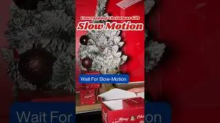 Unboxing Christmas Joy at 1000 FPS | Ultra Slow Motion Magic 🎁✨