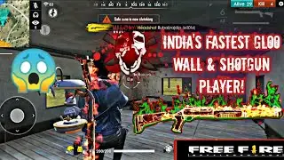 Free Fire Best Player on Phone/Insane Headshots/Villain Gaming