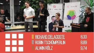 Swiss Nationals 2017 : Top 3 competitors in 3x3