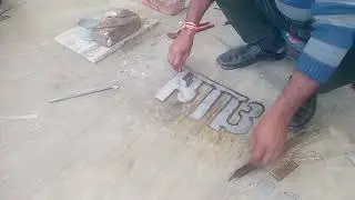 How to make steel letters ? #steel #steelletter #howtomake #steelwork #3d_latter #steel304 #metal