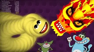 WORMSZONE.IO 🐍 Nag Wala game WORMS TOP 01 #980 | oggy Try Best Saamp Gameplay