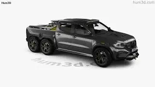 Mercedes-Benz X-Class Carlex EXY Monster X 6X6 2023 3D model by 3DModels.org