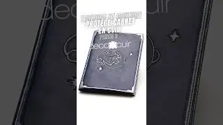 DIY Prot&egrave;ge-carnet en cuir : teinture et couture (Partie 2) sur un cuir tannage v&eacute;g&eacute;tal Pykara.