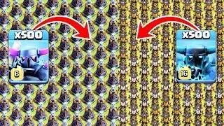 Pekka & Super Pekka VS Hidden Tesla & Mega Tesla Experiment On Clash Of Clans