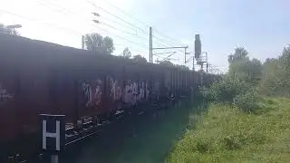 DB CARGO BR 232 658 auf dem Weg zum Stahlwerk usw am Freitag 19.09.2025 im Bahnhof Brandenburg HBF 