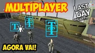 MULTIPLAYER NA ESTA&Ccedil;&Atilde;O DE TREM! Last Day On Earth