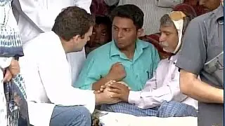 Rahul Gandhi Meets Family Members of Una Violence Victims