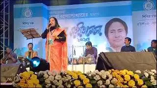 Tomake Sonate E Gaan Je Geye Jai l Lata Mangeshkar l Live Singing Sumi Roy 
