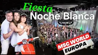 white Party -Fiesta Blanca MSC World Europa #mscworldeuropa 