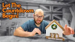 DIY Christmas Countdown Calendar | Festive Scrap Wood Project