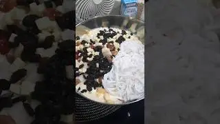 Свежий фруктовый салат #еда #салат #праздничнаяеда #шорты