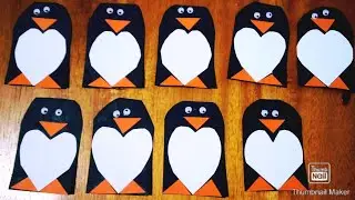 Simple Penguin Craft For Christmas Easy for Elderly Care Homes Seniors Dementia Activities