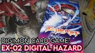 EX-02 Digital Hazard Box Opening! (Digimon Card Game)