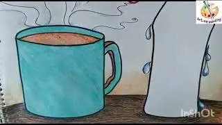 How To Colour Hot & Cold Drawing | Warm & Cool Colors Painting Easy For Beginners By Art Of Painting