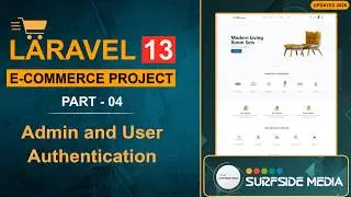 04. Laravel 13 E-Commerce Project - Admin and User Authentication