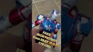 FAKE and Low Quality IRON Patriot 😡I got #fake #ironman from #ebay 😫😤😡 with 179 USD 😣