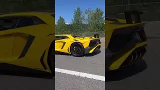 Lamborghini Fly By Drone