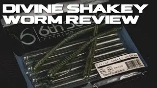 Best Plastic Worm for Bass Fishing? - 6th Sense Fishing Divine Shakey Worm Review
