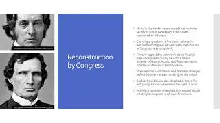 Political Reconstruction