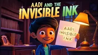 Invisible ink | Aadi and invisible ink | kids stories | cartoon | stories | little life tales