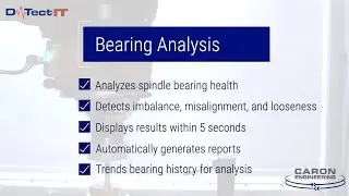 DTect-IT: CNC Spindle Bearing Monitoring with Vibration Sensor Analysis